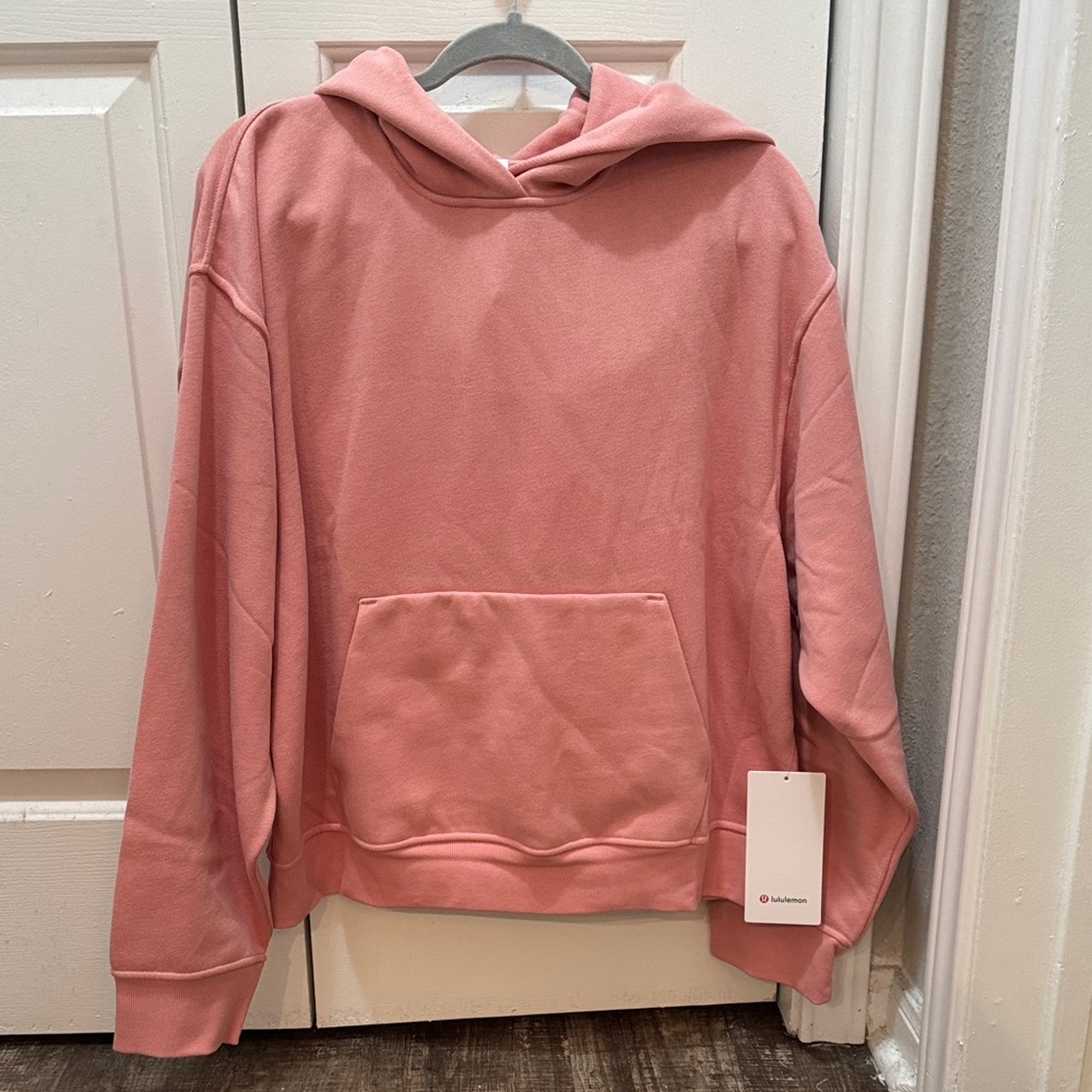 lululemon athletica Women’s Steady State Oversized Hoodie- Size M-Tea Rose color